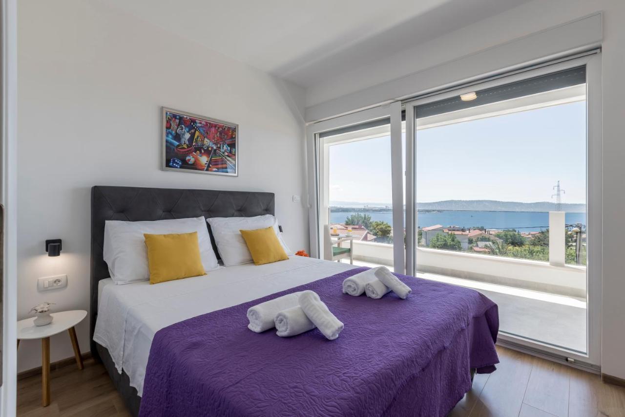 Luxury Villa La Nonna Ana - Heated Pool, Sea View, Near Split Kaštela Zewnętrze zdjęcie