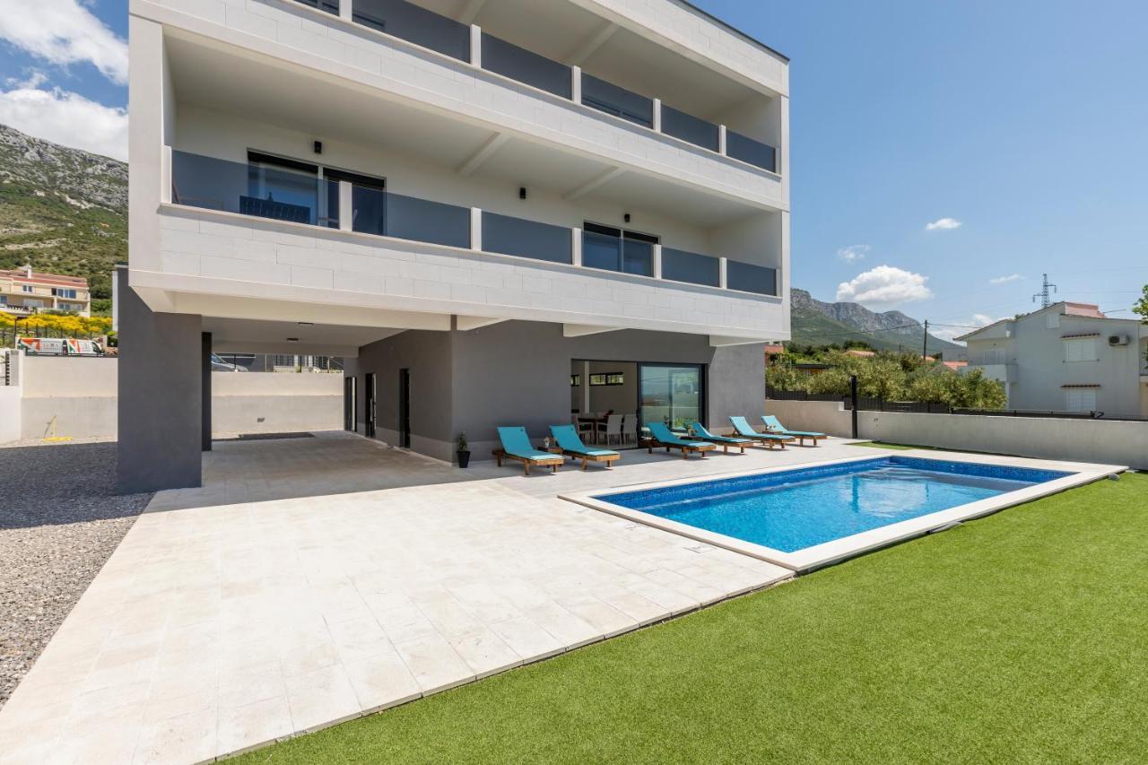 Luxury Villa La Nonna Ana - Heated Pool, Sea View, Near Split Kaštela Zewnętrze zdjęcie
