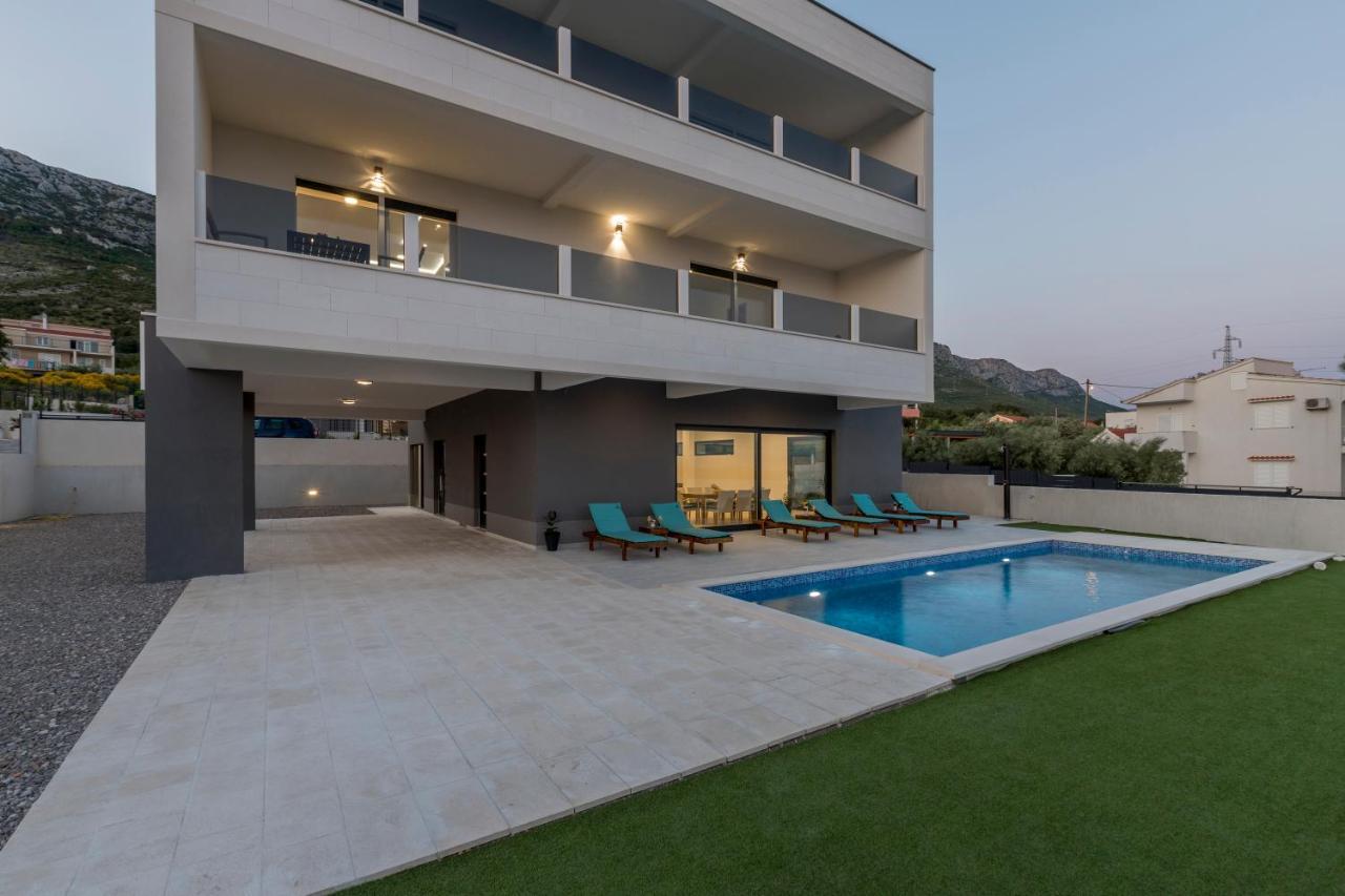Luxury Villa La Nonna Ana - Heated Pool, Sea View, Near Split Kaštela Zewnętrze zdjęcie